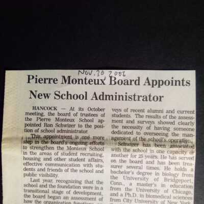 Schwizer appointed administrator