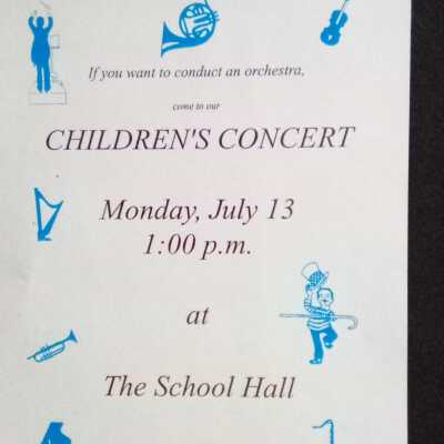 1992 children's concert