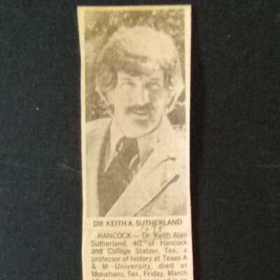Keith Sutherland obituary