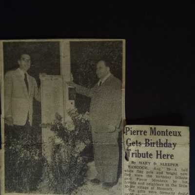 Birthday Flagpole in Hancock