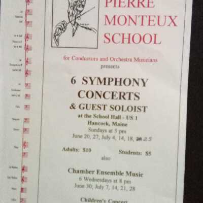 1999 concert announcement