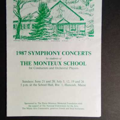 1987 Symphony concerts
