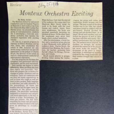 1986 July concert review