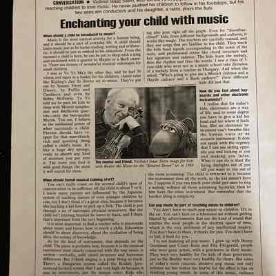 1990 Isaac Stern Interview