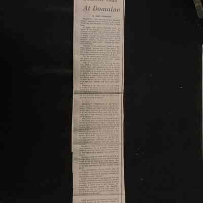 1974 Memorial Concert at Domaine reviewed