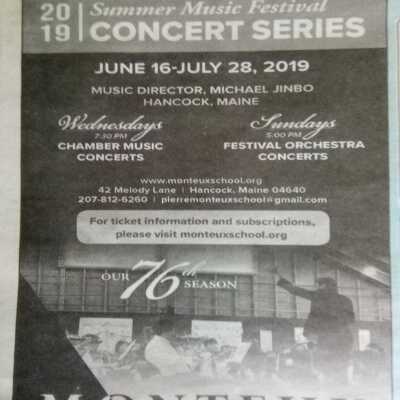 2019 concert series