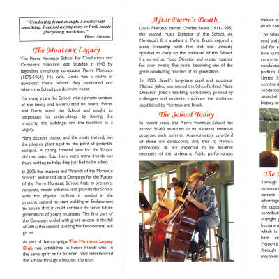 Legacy Club Campaign brochures & testional from the Devenishes