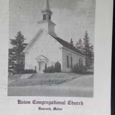 Pierre Monteux organ dedication at Union Congregational Church of Hancock, 1974