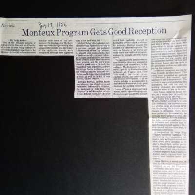 July 1986 concert review