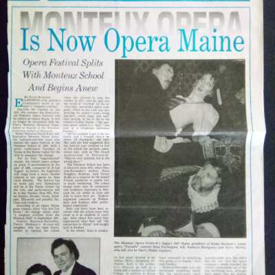 Opera festival splits from Monteux School