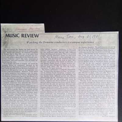 1981 August concert review