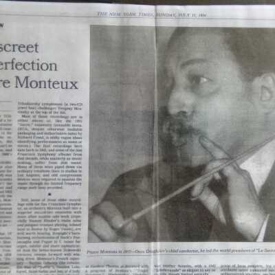 Review of Monteux's recording 1994 [NY Times]