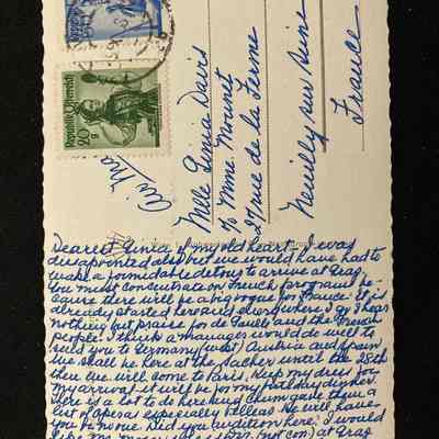 Doris to Davis Postcard