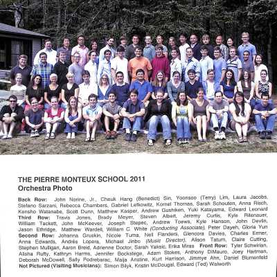 2011 Students, Repertoire, Concert Programs & Conductor Biographies