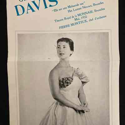 Davis Concert Program