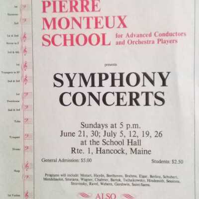 1987 concert announcement