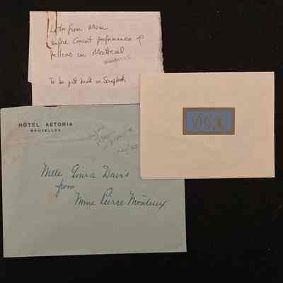 Doris Letter to Ginia Davis