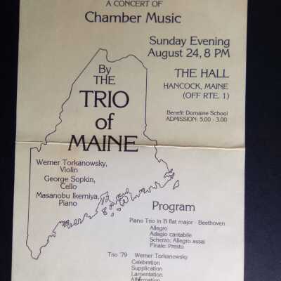 Trio of Maine at Monteux