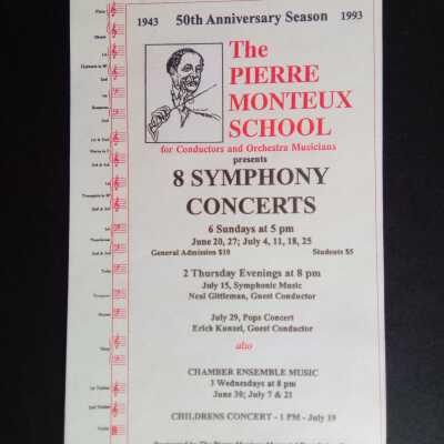 1993 concert poster