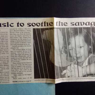 Music to soothe the savage tot