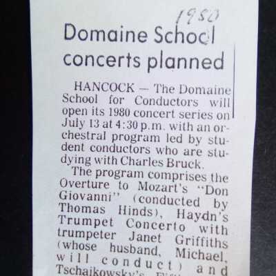 1980 concert season announcement