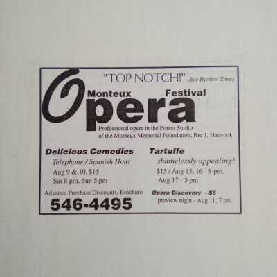 Top notch – Monteux Opera Festival