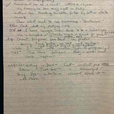 Speaking Notes Legal Pad