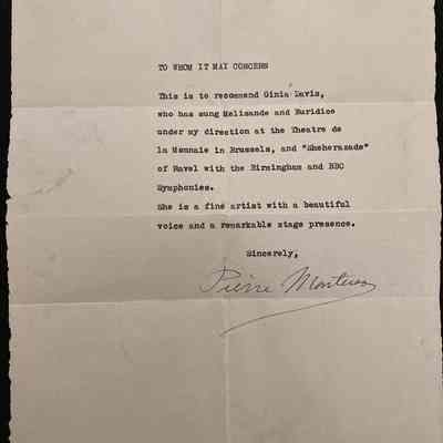 Davis Recommendation Letter 1956