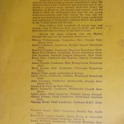1963 Domaine school