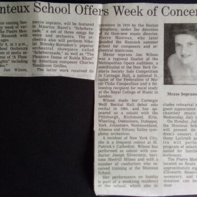 Week of concerts