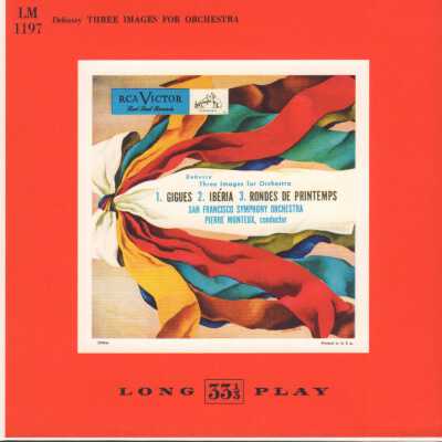 CD 19 OF "PIERRE MONTEUX: THE COMPLETE RCA ALBUM COLLECTION." DEBUSSY: THREE IMAGES FOR ORCHESTRA (1. GIGUES, 2. IBÉRIA, 3. RONDES DU PRINTEMPS). SAN FRANCISCO SYMPHONY ORCHESTRA