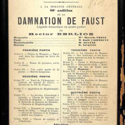 Program, Concert