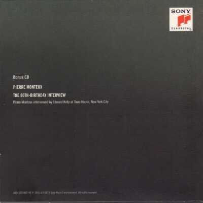 CD 40 OF "PIERRE MONTEUX: THE COMPLETE RCA ALBUM COLLECTION." THE 80TH-BIRTHDAY INTERVIEW