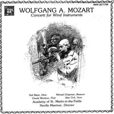 MOZART: CONCERTOS FOR HORN (K. 412, 495, 371, 447 & 417) ALAN CIVIL, HORN