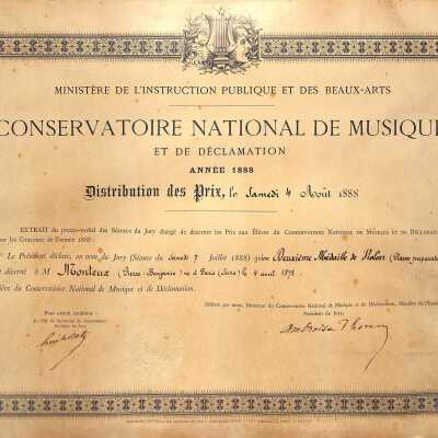 Certificate, Achievement