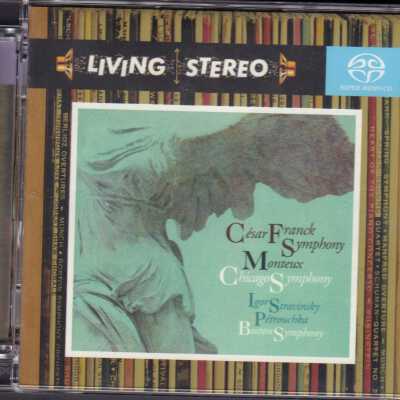 LIVING STEREO . MONTEUX: CÉSAR FRANCK, SYMPHONY, CHICAGO SYMPHONY; IGOR STRAVINSKY, PÉTROUCHKA, BOSTON SYMPHONY.