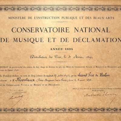Certificate, Achievement