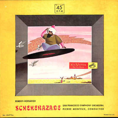 RIMSKY-KORSAKOFF: SCHEHERAZADE, OP. 35 (SYMPHONIC SUITE); ALBUM SET OF 5 RED DISCS