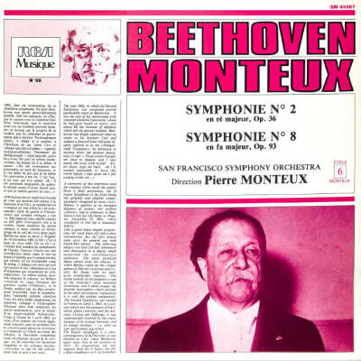 BEETHOVEN: SYMPHONIE NO. 2 IN D MAJOR, OP. 36; RECORDED APRIL 19, 1949; WAR MEMORIAL OPERA HOUSE