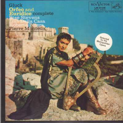 CD 36 & 37 OF "PIERRE MONTEUX: THE COMPLETE RCA ALBUM COLLECTION." GLUCK: ORFEO AND EURIDICE. RISË STEVENS, LISA DELLA CASSA, ROBERTA PETERS. ROME OPERA HOUSE ORCHESTRA AND CHORUS.