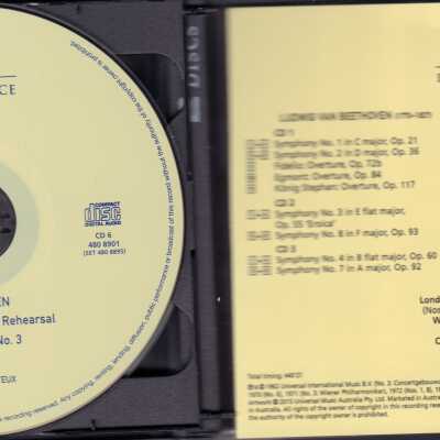 CD 4 OF "BEETHOVEN, MONTEUX: THE NINE SYMPHONIES." SYMPHONIES NOS. 5 & 6.