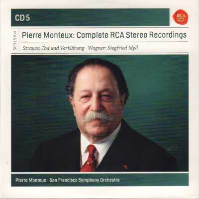 CD 5 OF "PIERRE MONTEUX: COMPLETE RCA STEREO RECORDINGS." STRAUSS: TOD UND VERKLÄRUNG & WAGNER: SIEGFRIED IDYLL.