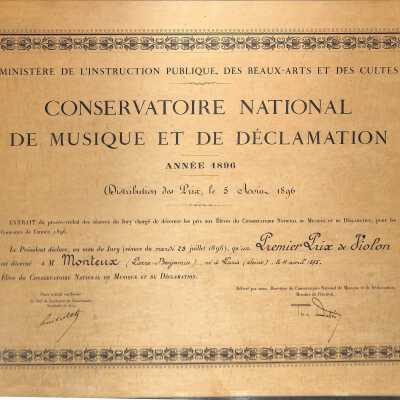 Certificate, Achievement