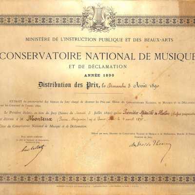 Certificate, Achievement