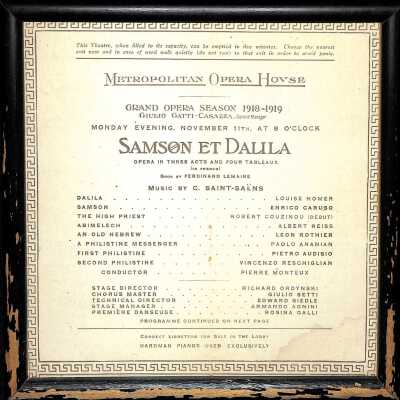 Program, Concert