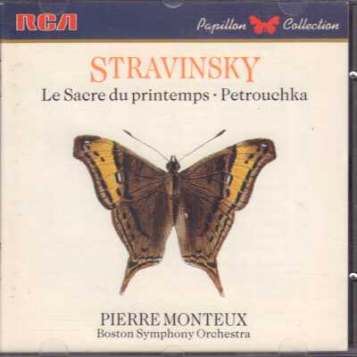 STRAVINSKY: LE SACRE DU PRINTEMPS - PETROUCHKA. PIERRE MONTEUX, BOSTON SYMPHONY ORCHESTRA.