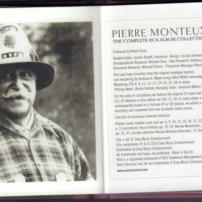 PIERRE MONTEUX: THE COMPLETE RCA ALBUM COLLECTION