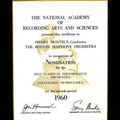 Plaque, Award