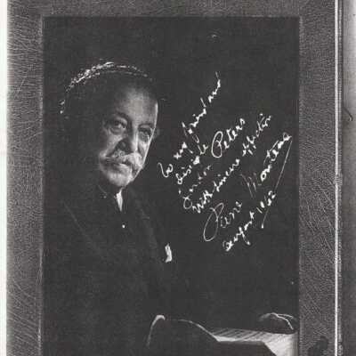 PIERRE MONTEUX -- SIGNED 1962: Origformat: Print-Photographic