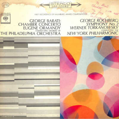 BARATI, GEORGE: CHAMBER CONCERTO (1952)